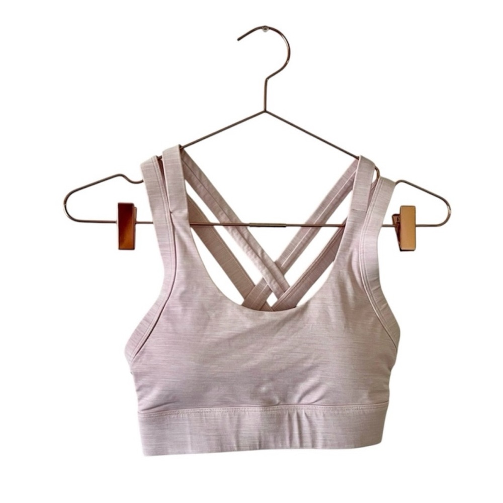 Lorna Jane light pink strappy criss cross back. XS